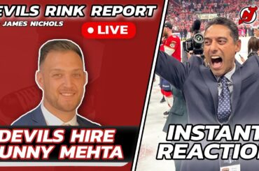 Sunny Mehta HIRED as Devils' New GM! Instant Reaction | Devils Rink Report