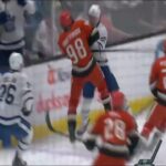 Michael Pezzetta's throwing the body around tonight 💥