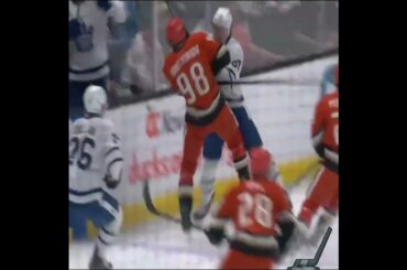 Michael Pezzetta's throwing the body around tonight 💥