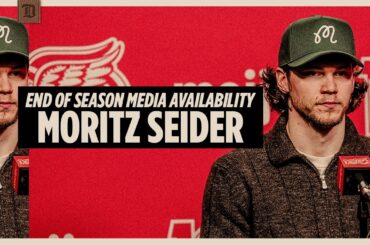 Moritz Seider Detroit Red Wings Season Ending Media | April 17, 2026