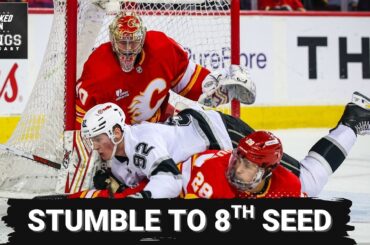 LA Kings' Playoff Path FINALIZED, loss to Flames disappointing but meaningless. Kings vs Avs SET