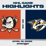 NHL Highlights | Ducks vs. Predators - April 16, 2026