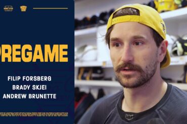 Forsberg, Skjei & Brunette - Pregame: April 13, 2026