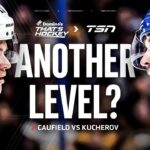 Does Caufield have to elevate his game to Kucherov's level?
