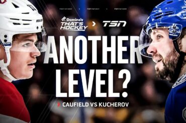 Does Caufield have to elevate his game to Kucherov's level?