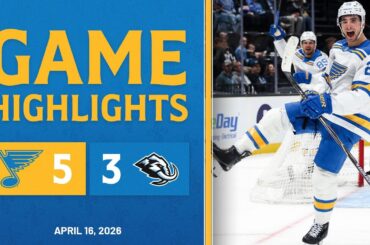 Game Highlights: Blues 5, Mammoth 3