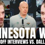 Joel Eriksson Ek, John Hynes, Marcus Foligno & Minnesota Wild Preview Playoff Series vs. Dallas