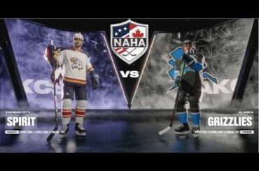 NAHA 2025-26 Season - Kansas City Spirit (23-15-5) @ Alaska Grizzlies (16-22-5)