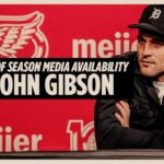 John Gibson Detroit Red Wings Season Ending Media | April 17, 2026