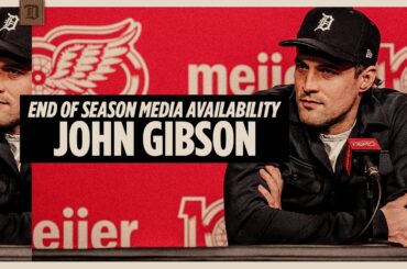 John Gibson Detroit Red Wings Season Ending Media | April 17, 2026