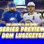 Inside the Data for Sabres-Bruins Matchup w/ Dom Luszczyszyn | The Jeremy and Joe Show