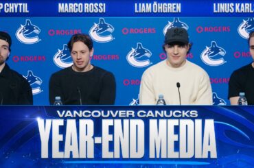 Filip Chytil, Marco Rossi, Liam Öhgren & Linus Karlsson Year-End Media 2025.26