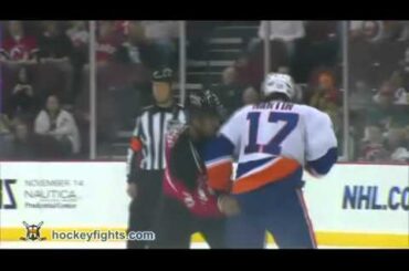 Matt Martin vs Mark Fraser Sep 30, 2011