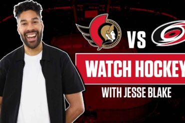 SENATORS vs HURRICANES | GAME 1 | LIVE NHL watchalong w/ Jesse Blake