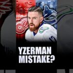 DID STEVE YZERMAN MAKE A HUGE MISTAKE WITH THIS TRADE? FILIP HRONEK FROM THE RED WINGS TO CANUCKS