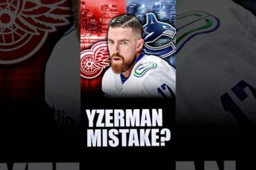 DID STEVE YZERMAN MAKE A HUGE MISTAKE WITH THIS TRADE? FILIP HRONEK FROM THE RED WINGS TO CANUCKS