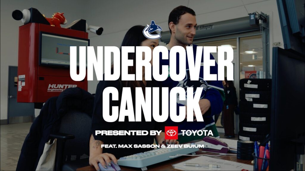 Undercover Canuck at Toyota with Zeev Buium and Max Sasson
