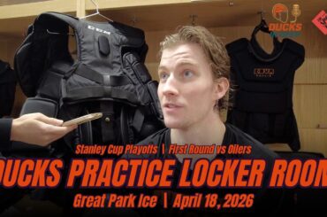 Lukáš Dostál: "There's only as much pressure as you allow it" | Ducks prep for 1st round vs. Oilers