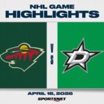 NHL Game 1 Highlights | Wild vs. Stars - April 18, 2026