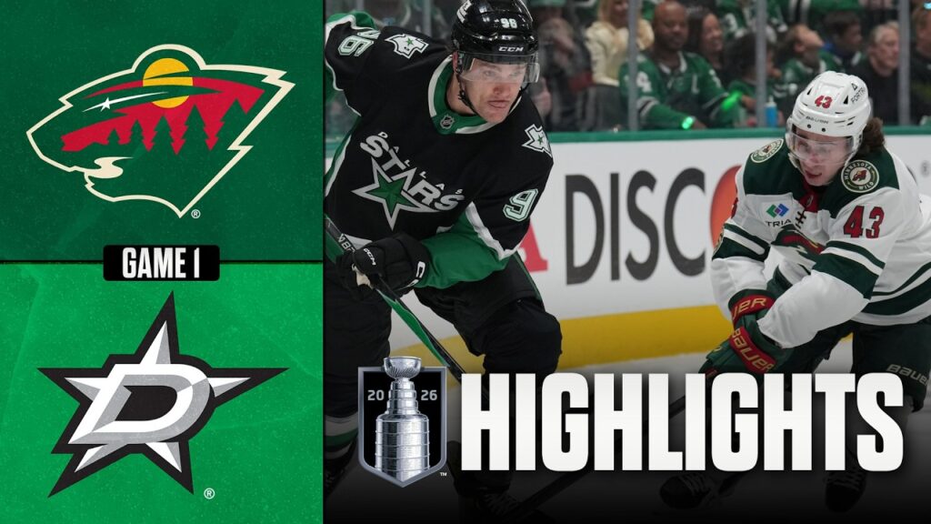 NHL Playoff Highlights | Wild vs. Stars | Round 1 Gm 1 | April 18, 2026
