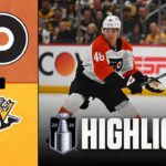 NHL Playoff Highlights | Flyers vs. Penguins | Round 1 Gm 1 | April 18, 2026