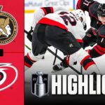 NHL Playoff Highlights | Senators vs. Hurricanes | Round 1 Gm 1 | April 18, 2026