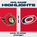 NHL Game 1 Highlights | Senators vs. Hurricanes - April 18, 2026