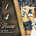 HIGHLIGHTS | Vegas Golden Knights 4, Seattle Kraken 1 | April 15, 2026
