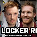 Nathan MacKinnon & Avs on Round 1 vs LA Kings & More After Practice Before Game 1 of Playoffs