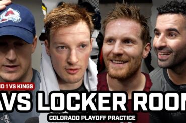 Nathan MacKinnon & Avs on Round 1 vs LA Kings & More After Practice Before Game 1 of Playoffs