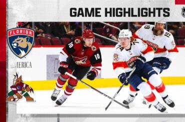 Panthers @ Coyotes 12/10/21 | NHL Highlights