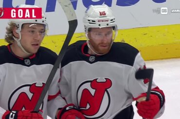 Connor Brown scores a goal against the Dallas Stars