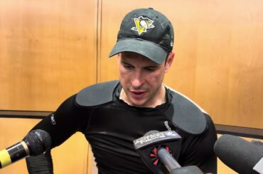 Pittsburgh Penguins Sidney Crosby after 3-2 Loss to Philadelphia Flyers