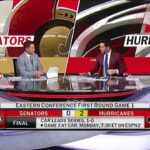 Frederik Andersen shuts out Senators, Hurricanes win Game 1