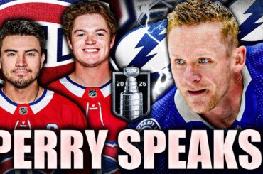 COREY PERRY GIVES HUGE PRAISE TO NICK SUZUKI & COLE CAUFIELD + HABS COACH'S TRUE THOUGHTS ON TAMPA