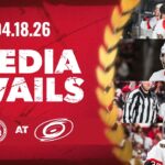 Drake Batherson, Brady Tkachuk, Linus Ullmark, Jake Sanderson, Travis Green Postgame Media vs CAR