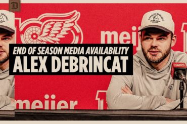 Alex DeBrincat Detroit Red Wings Season Ending Media | April 17, 2026