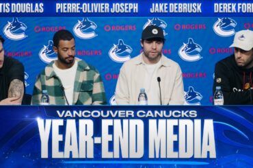 Curtis Douglas, PO Joseph, Jake DeBrusk & Derek Forbort Year-End Media 2025.26