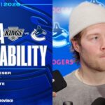 Brock Boeser, Aatu Räty & Adam Foote Pre-Game Media | Canucks vs. Kings (Apr 14 2026)