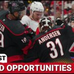 PLAYOFF POST CAST: OTTAWA SENATORS FRUSTRATED BY STINGY CAROLINA HURRICANES IN GAME ONE SHUTOUT LOSS