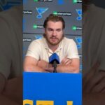 Jim Montgomery, Dylan Holloway & Robert Thomas discuss the St. Louis Blues slow start to the season