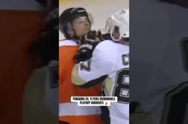 Penguins vs Flyers Best Playoff Moments ⚔️