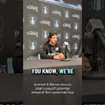 Nate Schmidt & John Marino discuss Utah’s playoff potential ahead of first round matchup with Vegas