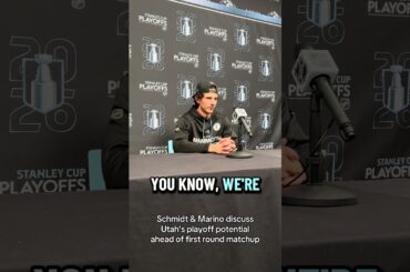 Nate Schmidt & John Marino discuss Utah’s playoff potential ahead of first round matchup with Vegas