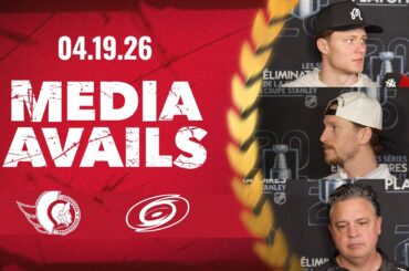 Tim Stützle, Thomas Chabot, Travis Green Media Availability