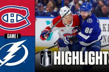 NHL Playoff Highlights | Canadiens vs. Lightning | Round 1 Gm 1 | April 19, 2026