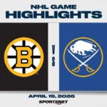 NHL Game 1 Highlights | Bruins vs. Sabres - April 19, 2026