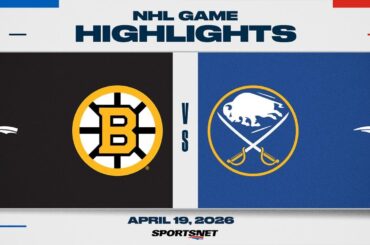NHL Game 1 Highlights | Bruins vs. Sabres - April 19, 2026