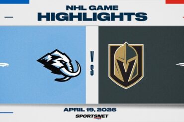 NHL Game 1 Highlights | Mammoth vs. Golden Knights - April 19, 2026
