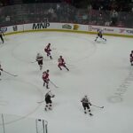 Arthur Kaliyev of Belleville Senators scores with 47 seconds left to tie the game vs. Laval Rocket